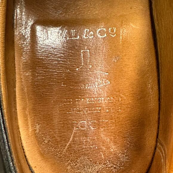 RESOLED Crockett & Jones x Brooks Bros Split Toe Derby Scotch Grain England 10 D main image 12